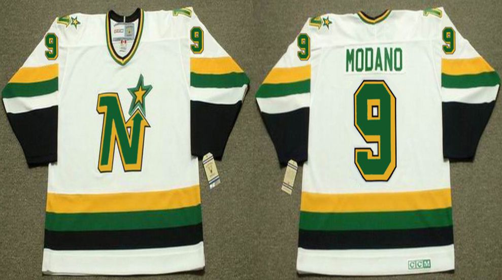 2019 Men Dallas Stars #9 Modano White CCM NHL jerseys1->dallas stars->NHL Jersey